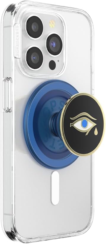 PopSockets Phone Grip for MagSafe, Magnetic Holder, Phone Stand, Evil Eye - Enamel Prosper