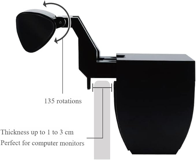 CATPOWER Computer Monitor Light Bar, LED Screen Light Bar for Workspace, Dimmable Monitor Lamp, Button Control Monitor Lamp for Desk/Office/Home/Game, for Eye Caring