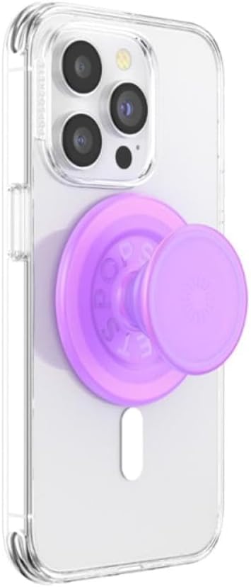PopSockets Phone Grip for MagSafe, Magnetic Holder, Phone Stand, Cute Pink - Opalescent Pink