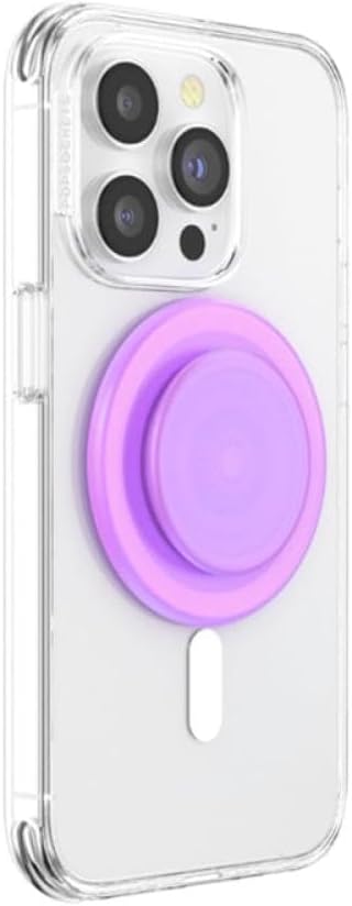 PopSockets Phone Grip for MagSafe, Magnetic Holder, Phone Stand, Cute Pink - Opalescent Pink