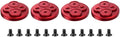 Mavic Mini 3 2 1 Motor Cover Cap Drone Dust-Proof Engine Protector Guard Protective Accessories for DJI Mavic Mini 2 SE 3 Pro (for Mini 2 SE Red)