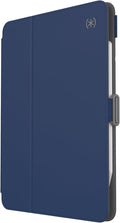 Speck Case for iPad Pro 4th Generation 11 Inch - Drop & Camera Protection, Slim Multi Range Stand, Apple Pencil Holder - Arcadia Navy/Moody Grey