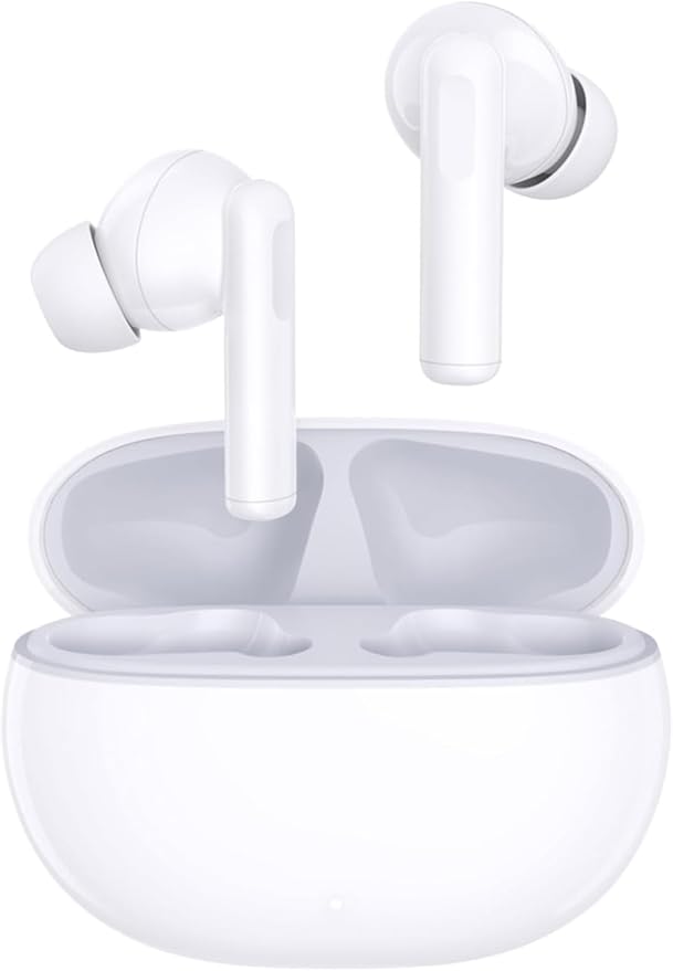 HONOR Choice Earbuds X7i Bluetooth Headphones 40 Hours Duration, 45dB Noise Cancellation Lightweight Wireless Headphones, IP54 Water and Dust Resistant, White