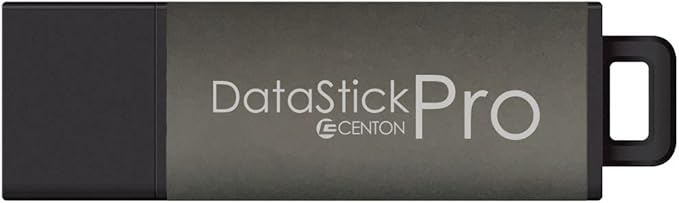 Centon Electronics S1-U3P31-64G USB 3.0 Datastick Pro (Charcoal Metallic), 64GB
