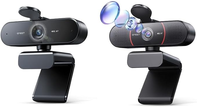 EMEET NOVA 4K PDAF Autofocus and C960 4K Autofocus TOF Webcams