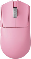 Darmoshark M3microPRO Mini Wireless Gaming Mouse,Tri-Mode 2.4G/USB-C/Bluetooth Mouse Up to 30000DPI,PAW3950 Optical Sensor Lightweight 43g,5 programmable Button,Computer Mouse for PC,Mac(Pink)