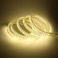 3.28ft LED Strip Lights Outdoor Waterproof AC 110V White LED Strip 120LEDs/m 4000K SMD 5730 LED Rope Lights for Bedroom Cabinets Kitchen Outdoor Indoor Decor Lighting