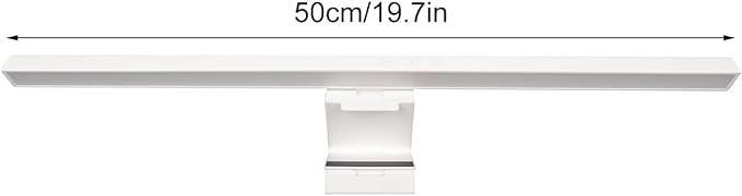 Monitor Light Bar, Touch Control with 3 Color Temperatures & Infinite Dimming, Eye-Caring Screen Light for Computer Laptop Desktop, White