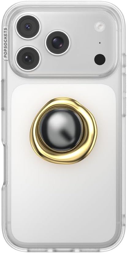 PopSockets Adhesive Phone Grip, Holder, Phone Stand, Crystal - Eye of the Beholder Gold
