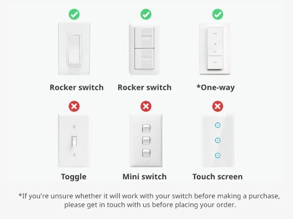 Switchbot Smart Switch Button Pusher (Bluetooth) – Fingerbot for Rocker Switch/One-Way Buttons, App Timer Control, No Wiring, Optional Hub Required for Voice/Remote, Black