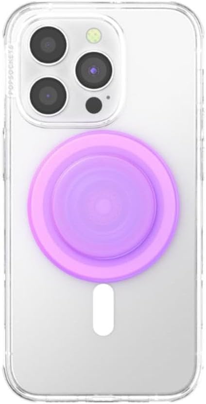PopSockets Phone Grip for MagSafe, Magnetic Holder, Phone Stand, Cute Pink - Opalescent Pink