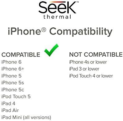 Seek Thermal CompactXR – Outdoor Thermal Imaging Camera for iOS, Black (LT-AAA)