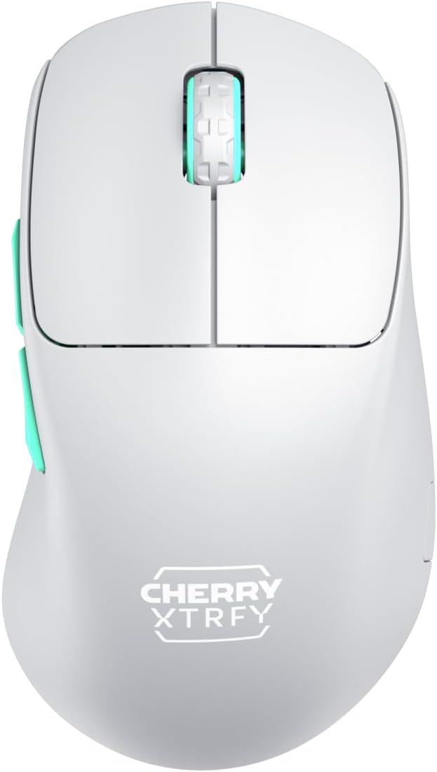 M64 Wireless | Ultra Light Ergonomic Gaming Mouse (M64, White)