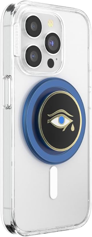 PopSockets Phone Grip for MagSafe, Magnetic Holder, Phone Stand, Evil Eye - Enamel Prosper