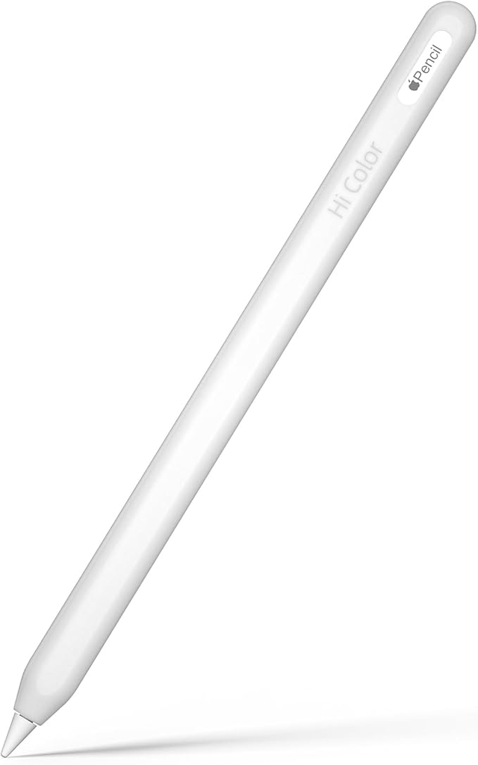 Hi Color Silicone Pencil Cover for Apple Pencil 2nd/Apple Pencil Pro Cover Case Sleeve Ipad Pencil Protective Cover(Transparent)