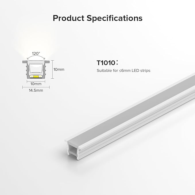 BTF-LIGHTING Silicone LED Channel System 49.2Ft Flexible Milky White Cover DIY Spotless Tube for ≤6mm Width LED Strip,Neon Rope Light Channel Diffuser, for Kitchen Cabinet, Room, Patio(No LED Strip)