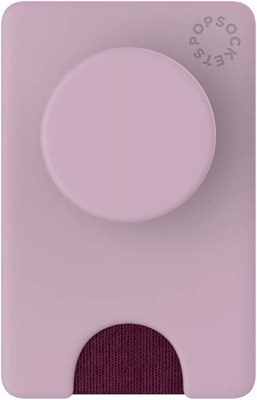 PopSockets Adhesive Phone Wallet and Card Holder with Grip, Light Pink - Blush Pink