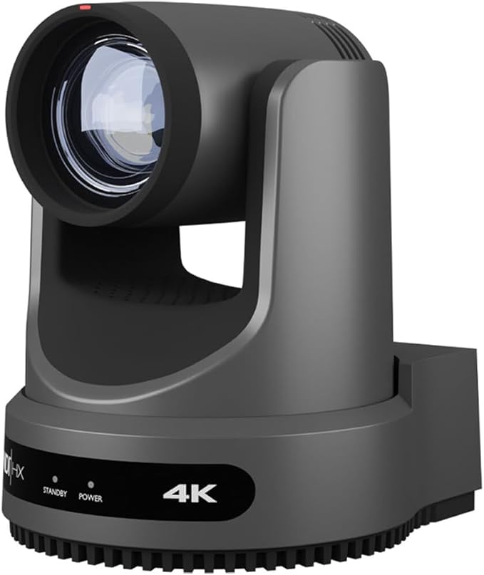PTZOptics Move 4K 12x Optical Zoom PTZ Camera - Grey