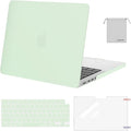 MOSISO Compatible with MacBook Pro 14 inch Case M5 2026 M4 2025 M3 M2 M1 2024-2021 A3427 A3426 A3434 A3112 A3185 A3401 A2918 A2992 A2779 A2442,Hard Case&Keyboard Skin&ScreenFilm&Pouch, Honeydew Green