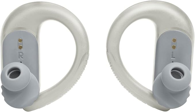 JBL Endurance Peak 3 - Dust and Water Proof (IP68) True Wireless Active Earbuds, JBL Pure Bass Sound, Up to 50 Total Hours of Playback with Speed Charge, Ambient Aware & Talk Thru (White)