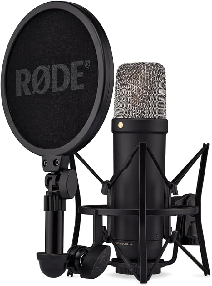 Acer Nitro XZ270 Xbmiipx 27" 1500R Curved Full HD (1920 x 1080) VA Zero-Frame Gaming Monitor & RØDE NT1 5th Generation Large-Diaphragm Studio Condenser Microphone with XLR and USB Outputs