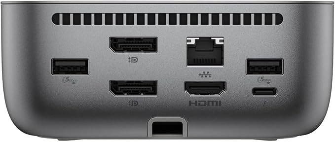 HP 100W G6 Thunderbolt 4 Dock Port Replicator Bundle with DKZ Hub 9X472UT#ABA (Universal Thunderbolt/USB-C Docking Station, Data Transfers to Any Brand Laptop, Single Cable for Charging) 5 Pack