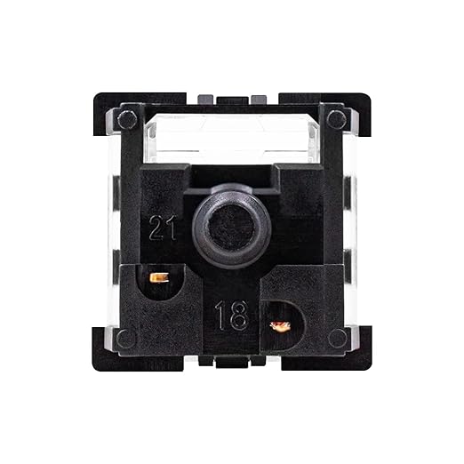 OUTEMU Black Keyboard Switches, Pack 65 DIY Replacement Switches for Mechanical Gaming Keyboard -Linear,Black