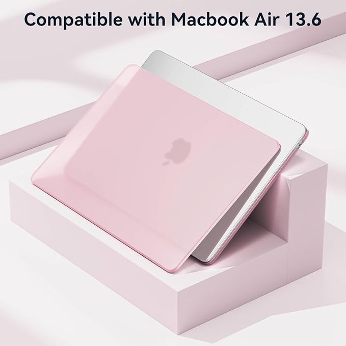 BlueSwan for MacBook Air 13 inch Case, M5 M4 M3 M2 2026-2022 A3449 A3240 A3113 A2681, Stylish Cute and Clean Looking, Scratch Resistant, Easy to Snap on, Air 13.6 Hard Shell Protective Laptop Cover