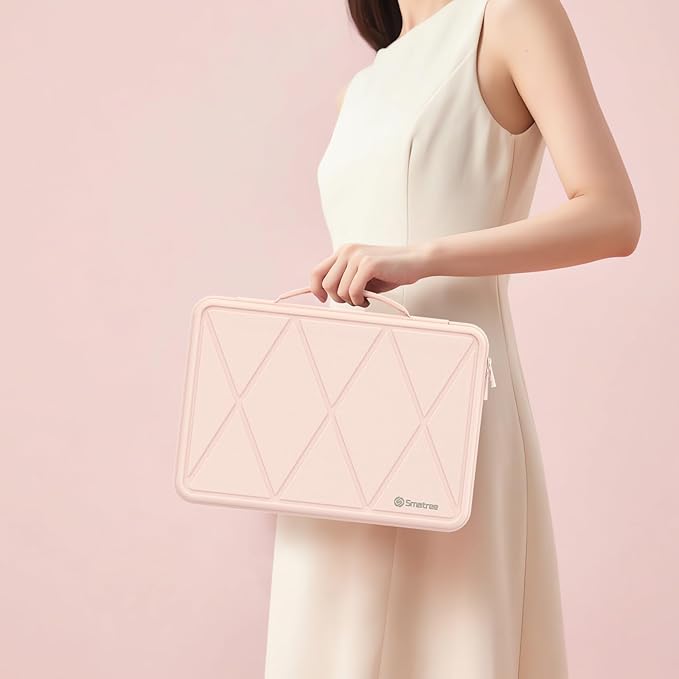 Smatree Hard EVA Protective Case Compatible for 13.3 inch Lenovo ThinkPad L13 Gen2/L13 Yoga Gen2/T14s Gen6/X1 Gen9, ThinkPad X1 Carbon Gen 13 Aura Edition(Not Fit for Other Laptop), Pink (X8038TP)