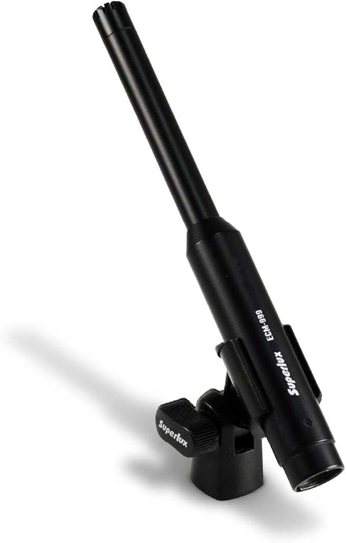 Superlux ECM999U USB Measurement Microphone Set, Omni Free-Field Condenser Mic for Room Acoustic Analysis, Speaker Testing, Measurement & Recording, USB-C Plug-and-Play, 24-Bit/48kHz, Win/Mac