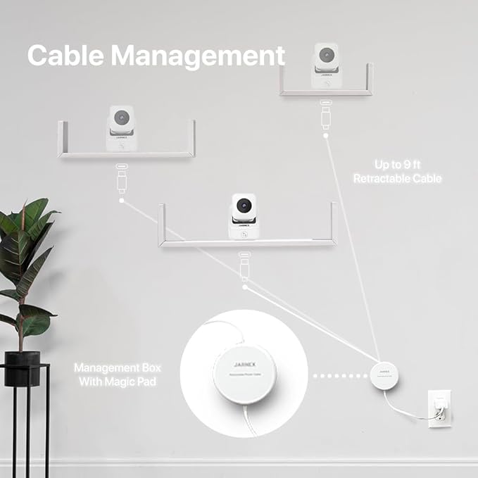 2K Indoor Pan Tilt 360 HD 2.4GHz WiFi Home Security Camera, Baby/Pet Monitors, 2 Way Audio, Smart Light Night, Bluetooth Fast Link, One Click Call, Local/Cloud Storage, Work with Alex/Google