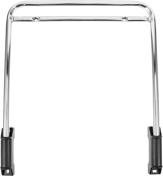 KALLORY One-Piece Electroplating Footrest for Office Chair Stainless Steel Telescopic Foot Pedal Frame 16.14X14.56X0.78In Space-Saving Pull-and-Flip Design for Comfortable Leg Support