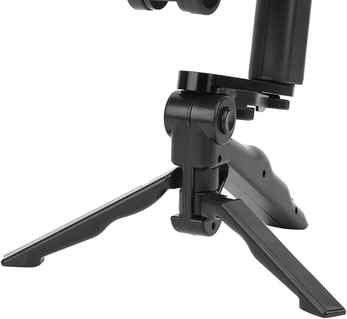 Gimbal Stabilizer for Smartphones, 3 Axis Phone Gimbal, Anti Shock Flexible Extension with Bracket Holder, Universal Handheld Z Axis Stabilizer for Vlog Live Streaming Video