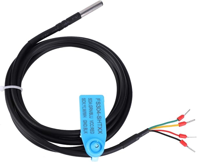 Digital Temperature Humidity Sensor Probe, Waterproof Humidity Sensor, Humidity Monitor with Stainless Steel Case for Farm.(SHT35)