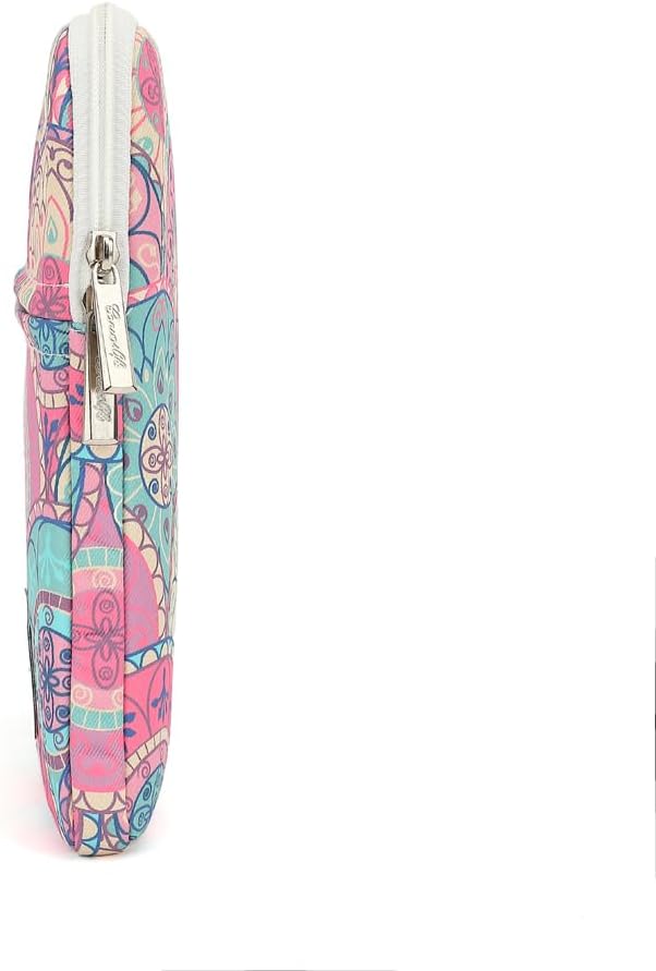 Notebook Computer 13-13.3-inch Notebook case, Suitable for MacBook Air/Pro 13 /Pro 14, HP Dell ASUS Lenovo Notebook, Polyester Upright Computer case with Pocket (Bandanna)