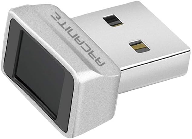 ARCANITE USB Fingerprint Reader for Windows 10 Hello, 0.05s 360-Degree Sensor Security Device, AKFSD-07