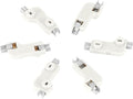 DUROCK MX Hotswap Sockets - Mechanical Keyboard Switches (White, 110pcs)