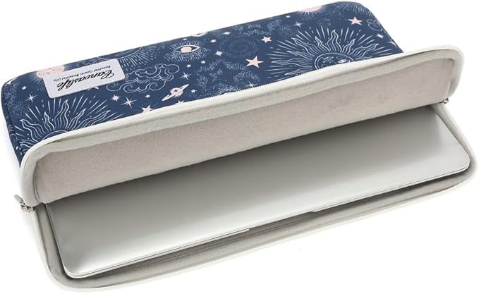 Notebook Computer 13-13.3-inch Notebook case, Suitable for MacBook Air/Pro 13 /Pro 14, HP Dell ASUS Lenovo Notebook, Polyester Upright Computer case with Pocket (Sol De Mayo)