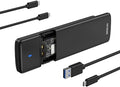 MOKiN M.2 NVMe SATA SSD Enclosure Reader Tool-Free, NVMe PCIe SSD to USB C Adapter Reader Case