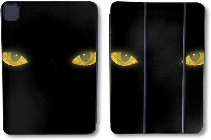Skin Compatible with Apple Smart Folio for iPad Pro 13-inch (M4/M5) 2025 - Cat Eyes - Premium 3M Vinyl Protective Wrap Decal Cover - Easy to Apply | Crafted in The USA by MightySkins