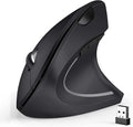 Ergonomic Mouse, 2.4G Optical Wireless Vertical Mouse with 6 Buttons - 3 Adjustable DPI 800/1200/1600 for Laptop, PC, Computer, Desktop, Notebook etc, Specially for Right-handers