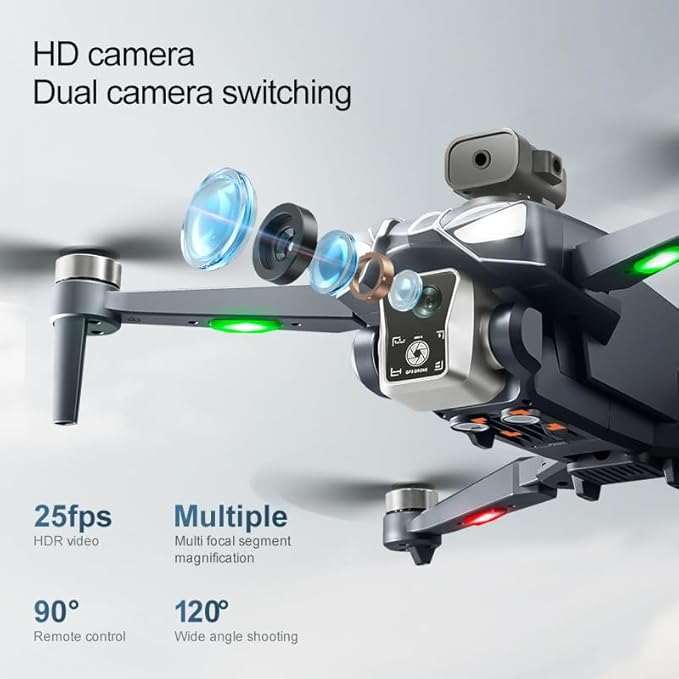 K18 GPS Drones with Camera for Adults 4K, RC Drone with 4.5" HD Screen on Controller, 60 Mins Flight Time, Long Range Transmission, Obstacle Avoidance, Follow Me, Auto Return, Brushless Motor, Under 249g, Lightweight and Foldable Quadcopter for Beginne...