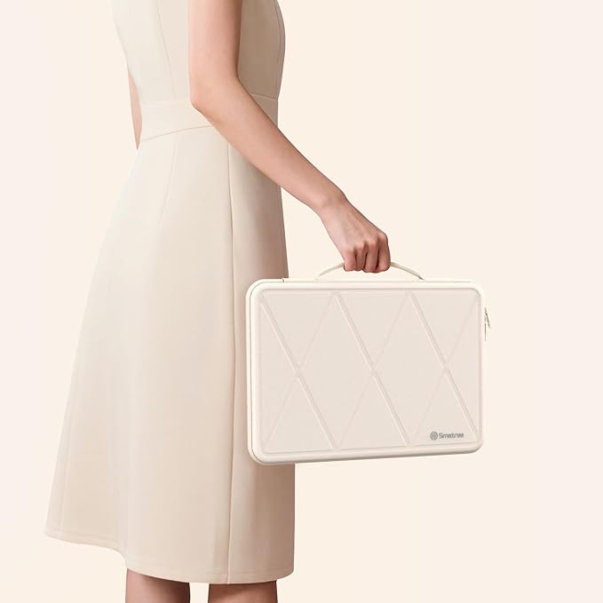 Smatree Hard EVA Protective Case Compatible for 16 inch ASUS Vivobook 16 M1607,16 inch Vivobook Pro 16X N7601/Pro 16X OLED/Pro16/S 16 FLIP OLED Bag, White (X8283W)
