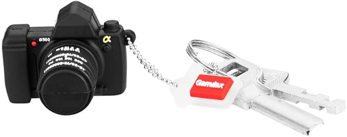 USB Flash Drive, 8GB / 16GB / 32GB USB2.0 Cute Shape USB Memory Stick Date Storage Pendrive Thumb Drives (64GB, Mini Camera)