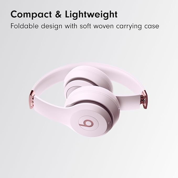 Beats Solo 4 Wireless Headphones with 20W Power Adapter - Cloud Pink