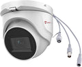 Anpviz 5MP Analog CCTV Camera HD 4-in-1 (TVI/AHD/CVI/CVBS) Security Turret TVI Camera, Dome Surveillance Camera with 2.8mm Lens, 100ft IR Night Vision, Metal Housing IP67 Waterproof for Outdoor/Indoor