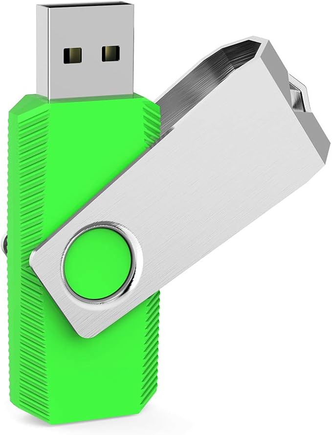 Aiibe 32GB 32G Flash Drive USB 3.0 Thumb Drive 32GB USB Flash Drive 5 Pack USB Drives with Led Light (32G, 5 Colors: Black Red Cyan Green Purple)