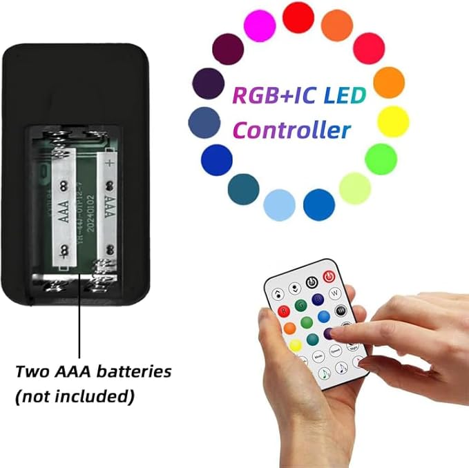 NBBUFF Led Light Bar with Music SynC Color Changing, Led Bar with App & Remote Control, RGB+IC & W Smart RGB Light Bar, USB Powered Led Lights, Dynamic PC Room Monitor Backlight Gaming Accessories