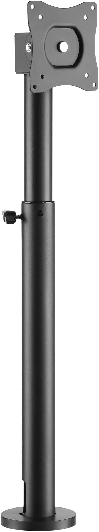 Mount-It! POS Monitor Mount for Retail Checkout & Reception Counters - Extra Tall Height Adjustable Pole with Secure Bolt-Down Base, VESA 75x75 & 100x100 Compatible - Fits 13–32” Monitors, 33 lbs