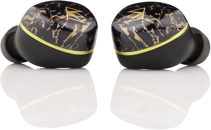 Noble Audio FoKus Rex5 True Wireless Stereo Bluetooth in-Ear Headphones with Microphone, Sound Personalization (Black)